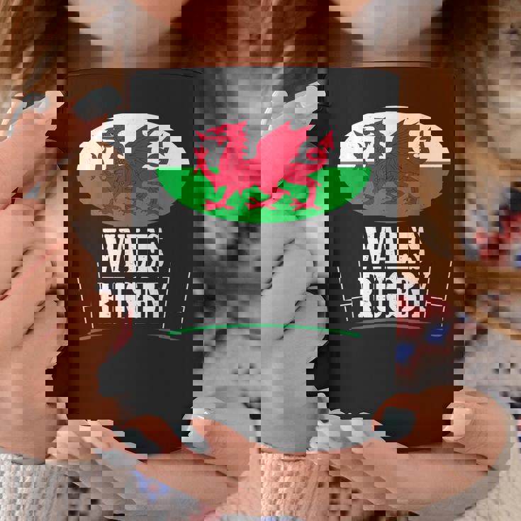 ウェールズ ラグビー チーム Cmon Cymru フラッグ コーヒーマグ 面白い贈り物