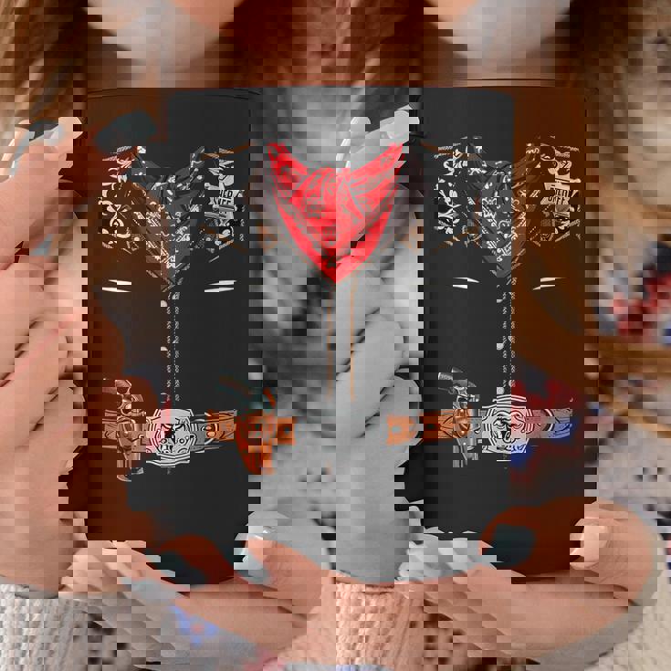 ウエスタン保安官 カウボーイベスト ハロウィンコスチューム コーヒーマグ 面白い贈り物