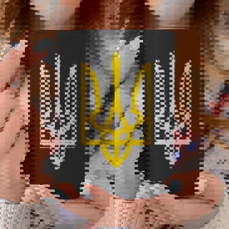 ウクライナの国章、ウクライナのトリズブ、ウクライナのトライデント コーヒーマグ 面白い贈り物