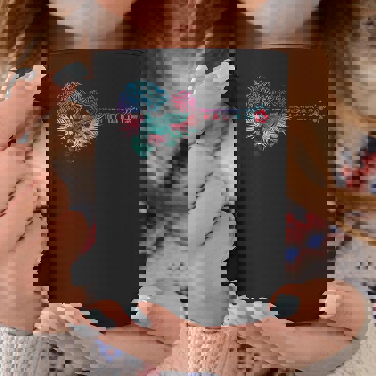 ウクレレ トライバル・フラワー アロハ・ギター ハワイ コーヒーマグ 面白い贈り物