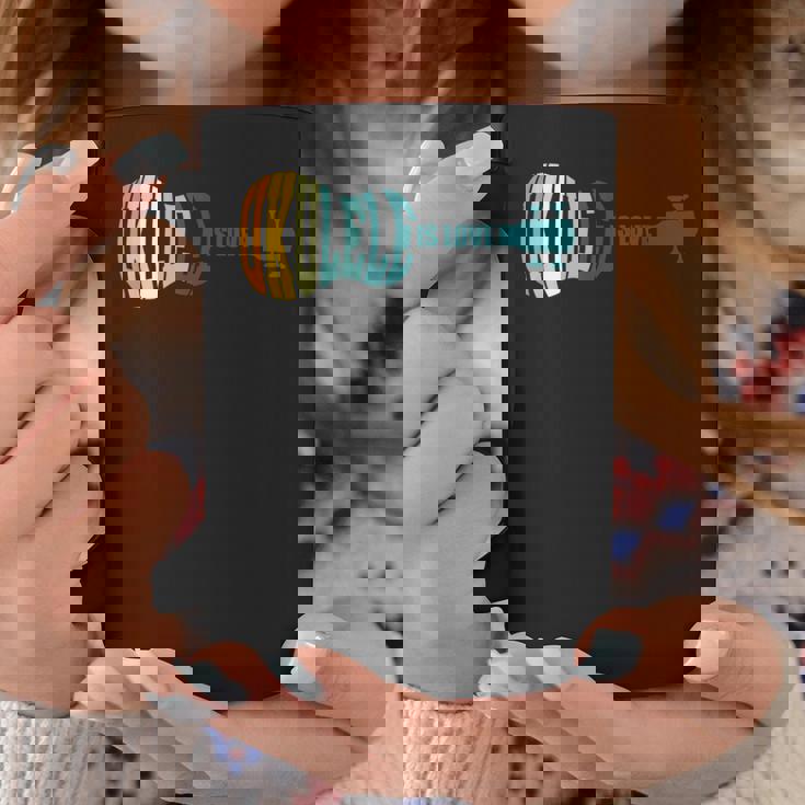 ウクレレ・イズ・ラブ アコースティック ハワイアン ミュージシャン ウクレレ アロハ ギター コーヒーマグ 面白い贈り物