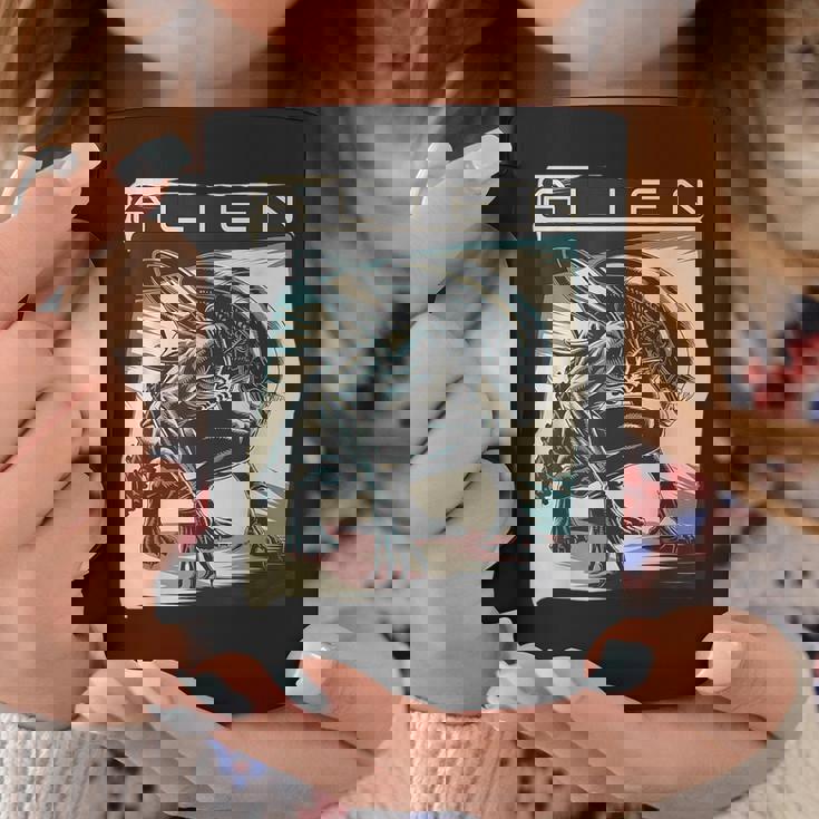 エイリアンxenomorphイラストポスター。 コーヒーマグ 面白い贈り物