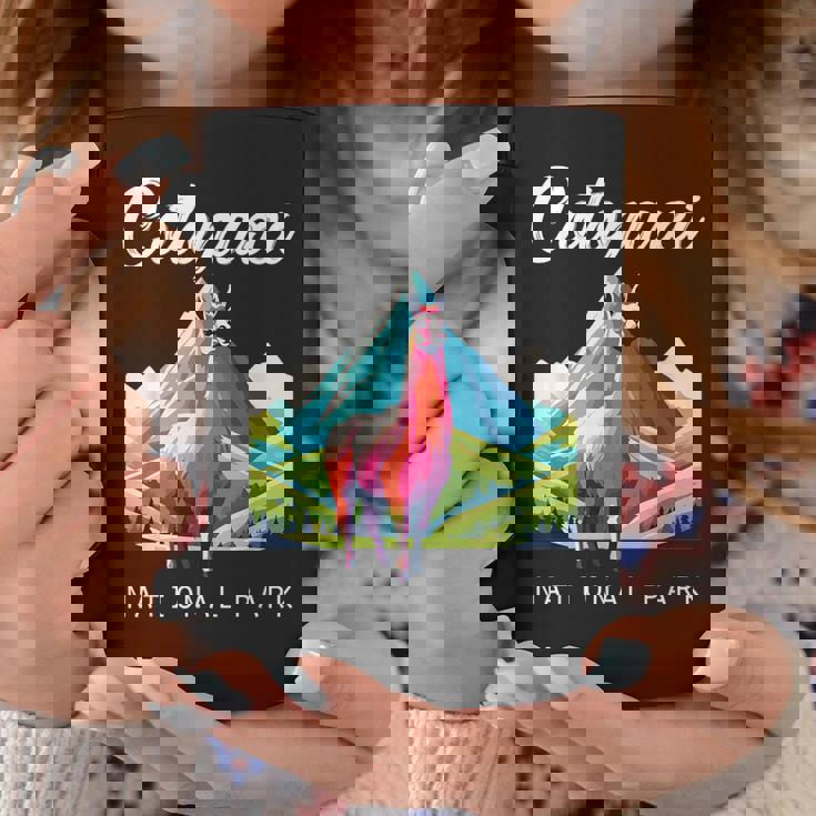 エクアドル コトパクシ国立公園 レトロ ラマ お土産 ハイキング コーヒーマグ 面白い贈り物