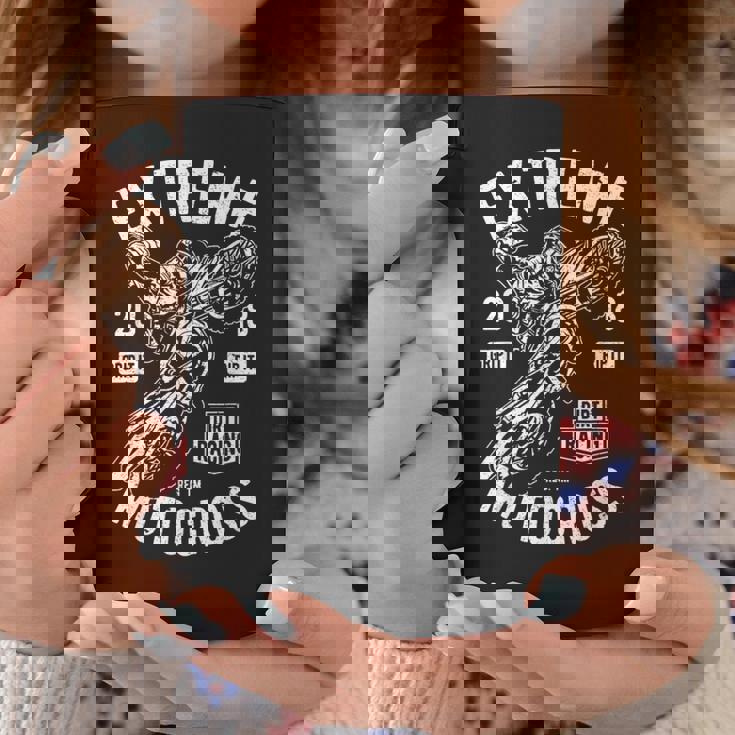 エクストリームモトクロスモータースポーツジャンプ コーヒーマグ 面白い贈り物