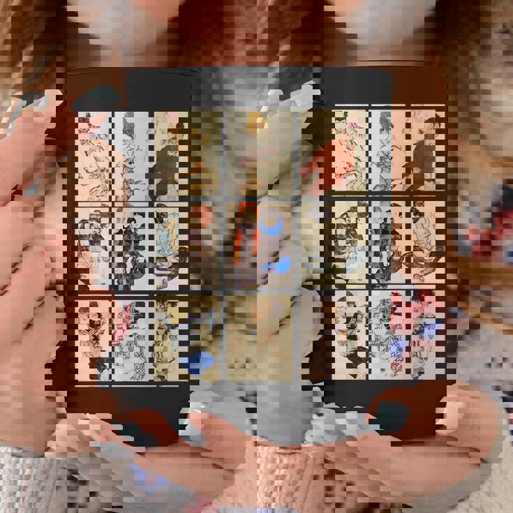 エゴン・シーレアール・ヌーボーによる有名な表現主義の肖像画 コーヒーマグ 面白い贈り物