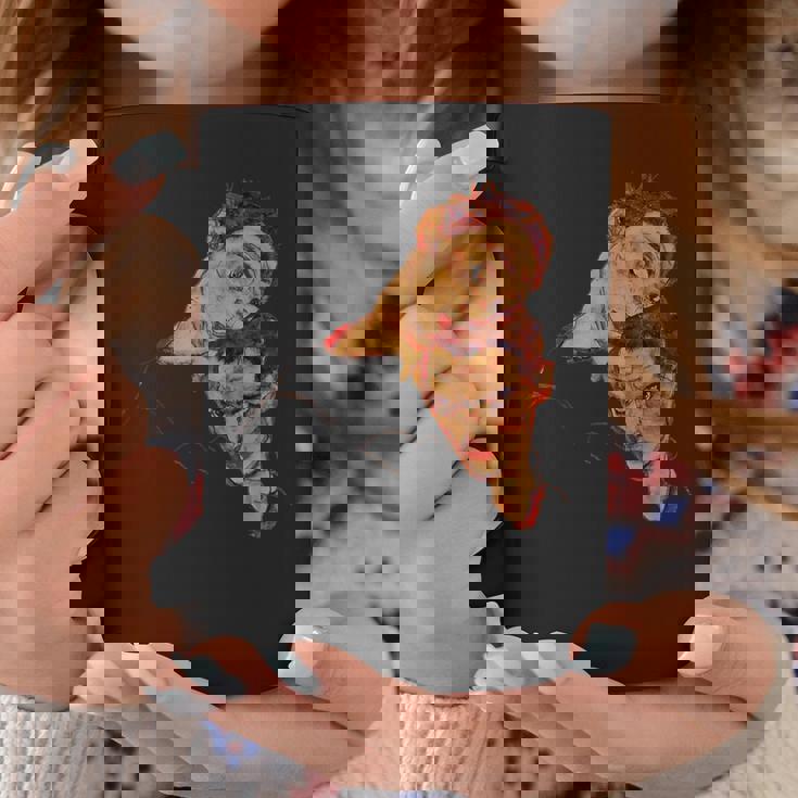 エゴン・シーレ作「ダブル・セルフ・ポートレート」1915 コーヒーマグ 面白い贈り物