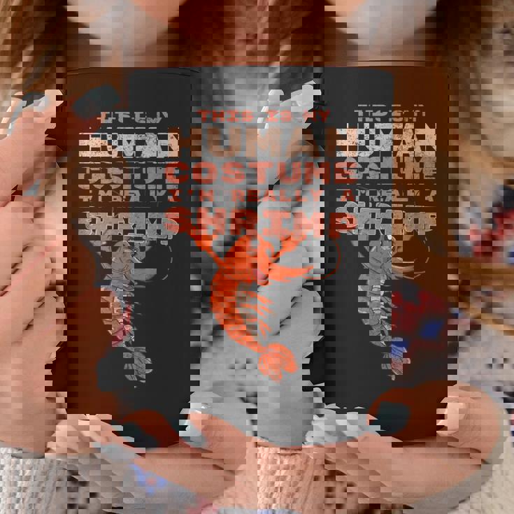 エビ 面白い人間のコスチューム レトロ エビやザリガニ コーヒーマグ 面白い贈り物