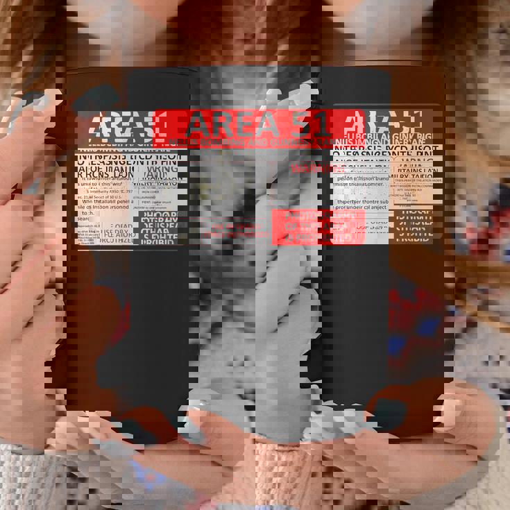 エリア51 フェイクミリタリーサイン コーヒーマグ 面白い贈り物