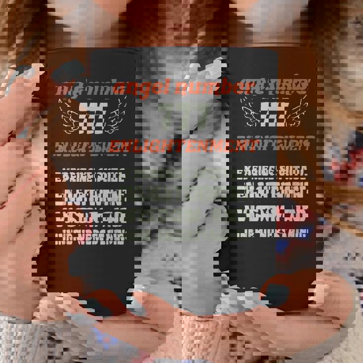 エンジェルナンバー777エンライトメント数秘術パーソナルナンバー777 コーヒーマグ 面白い贈り物