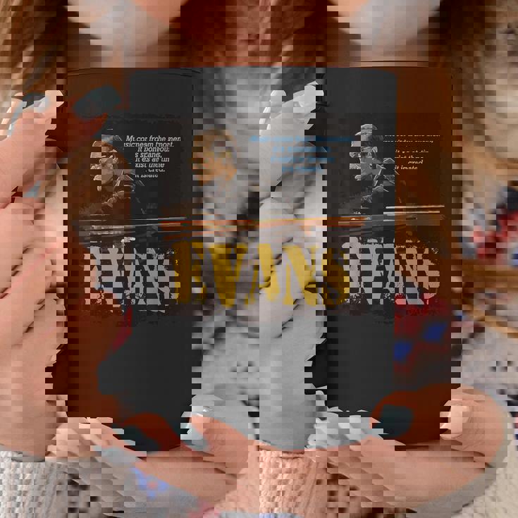 エヴァンス ジャズ 知恵 ピアニスト ミュージシャン コーヒーマグ 面白い贈り物