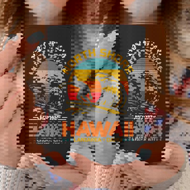 オアフ島のラニアケアビーチノースショアサーフィンハワイオアフ島 コーヒーマグ 面白い贈り物