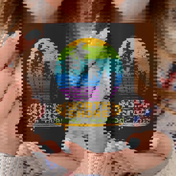 オアフ島ノースショア ハワイお土産サーフィンスタイル コーヒーマグ 面白い贈り物