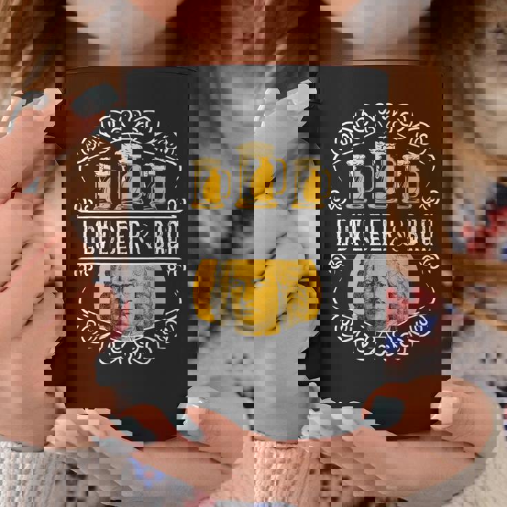 オクトーバーフェスト I Love Beer Bier & German クラシックミュージック コーヒーマグ 面白い贈り物