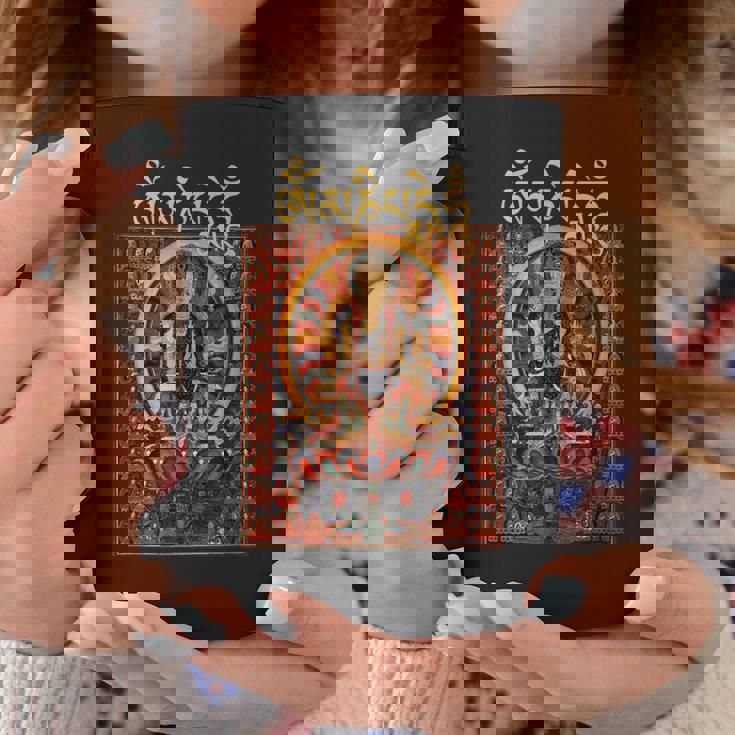 オム・マニ・ペメ・フム 六字大明呪 コーヒーマグ 面白い贈り物