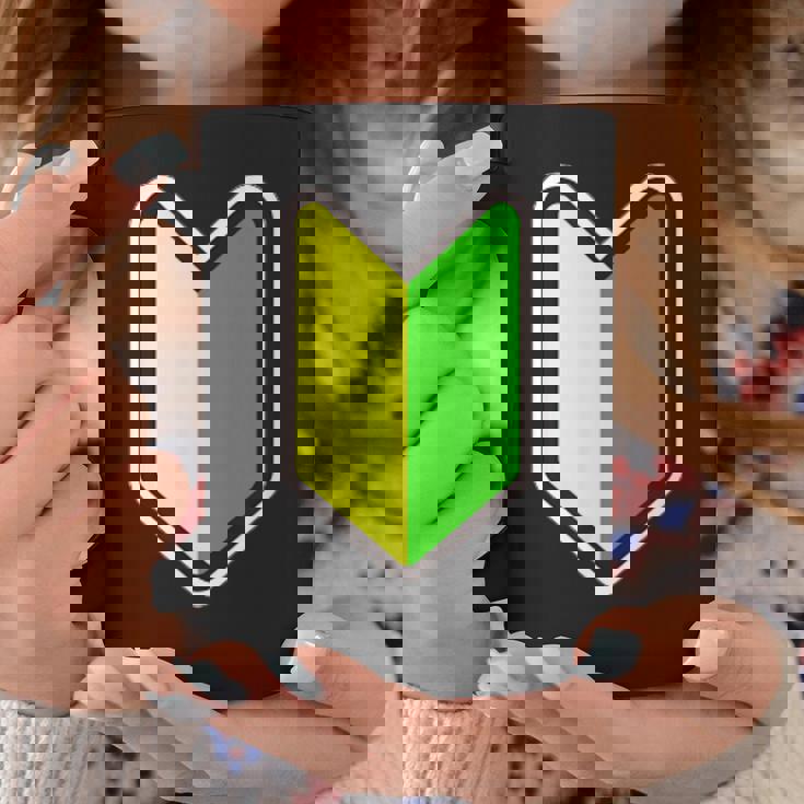 オリジナル個性派パロディ日本の道路交通法標識初心者マークプリント コーヒーマグ 面白い贈り物