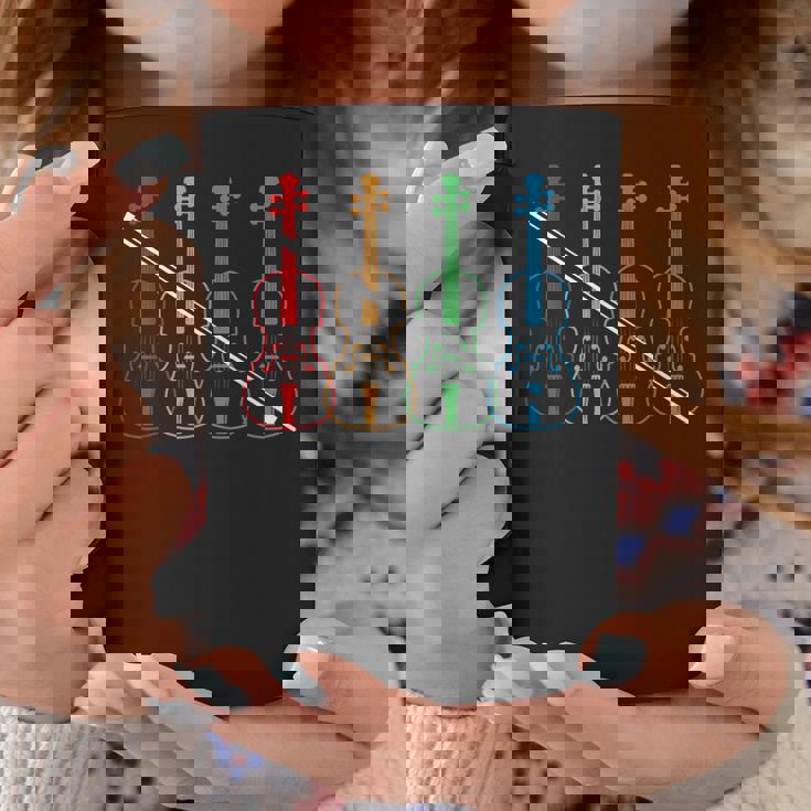 オーケストラ ヴァイオリン 奏者 音楽 ヴィンテージ 楽器 バイオリン コーヒーマグ 面白い贈り物