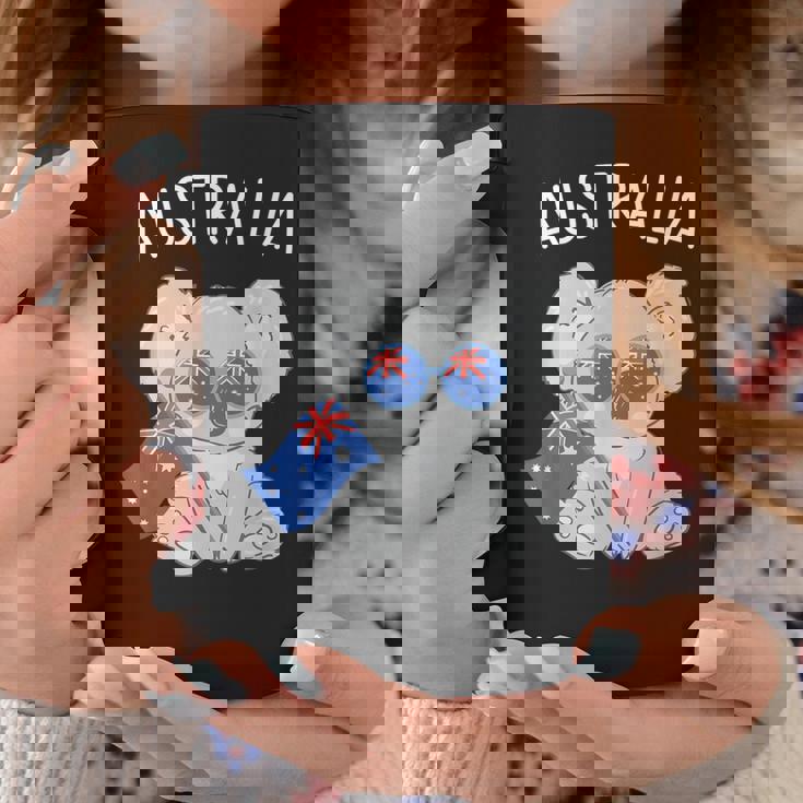 オーストラリアの国旗がかわいいコアラ コーヒーマグ 面白い贈り物