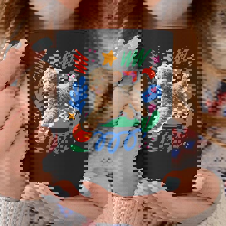 オーストラリアンラブラドゥードル 遊び心のあるデザイン犬 コーヒーマグ 面白い贈り物