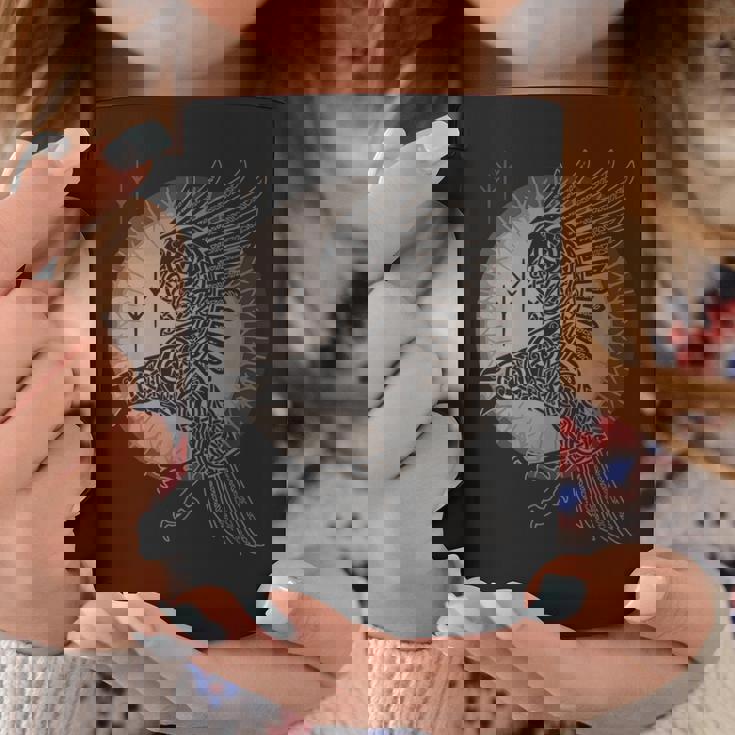 オーディンのカラス フギンとムニン フギンとムニン コーヒーマグ 面白い贈り物