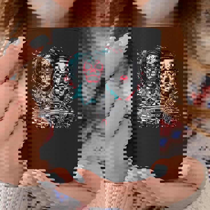 オールドスクールチョロチカーノギャングスターアート コーヒーマグ 面白い贈り物