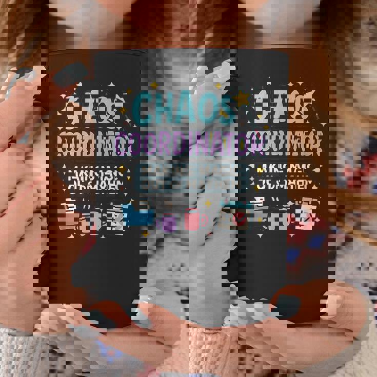 カオスコーディネーター 魔法のように混乱を整える人へ コーヒーマグ 面白い贈り物