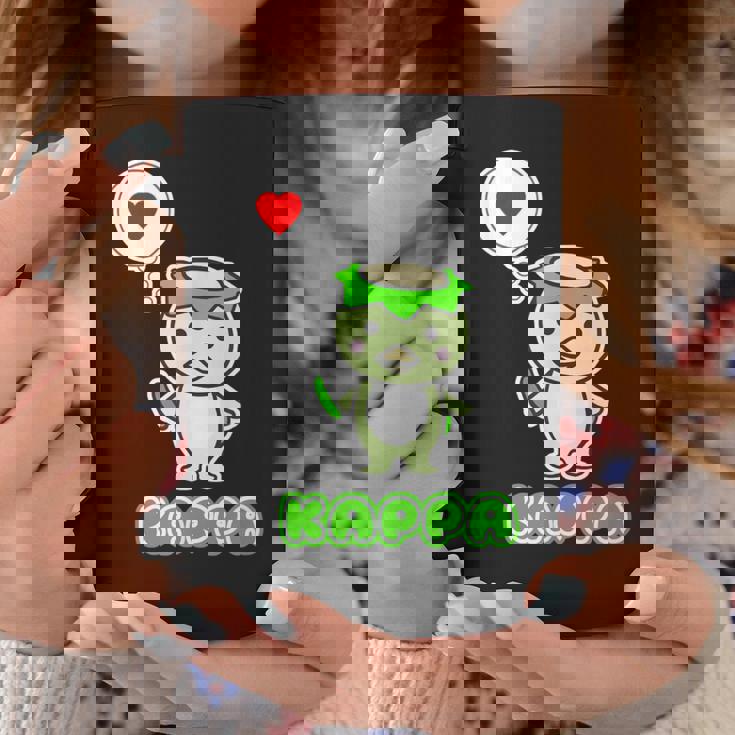 カッパくん『ハート』河童【どうぶつフレンズ】妖怪 ゆるくて かわいい キャラクター イラスト コーヒーマグ 面白い贈り物