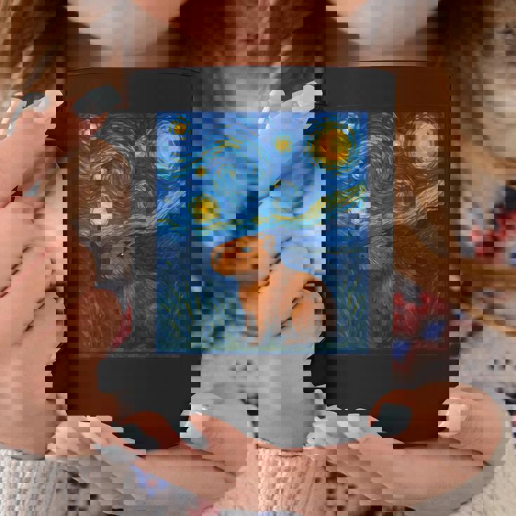 カピバラヴァンゴッホスターリーナイト コーヒーマグ 面白い贈り物