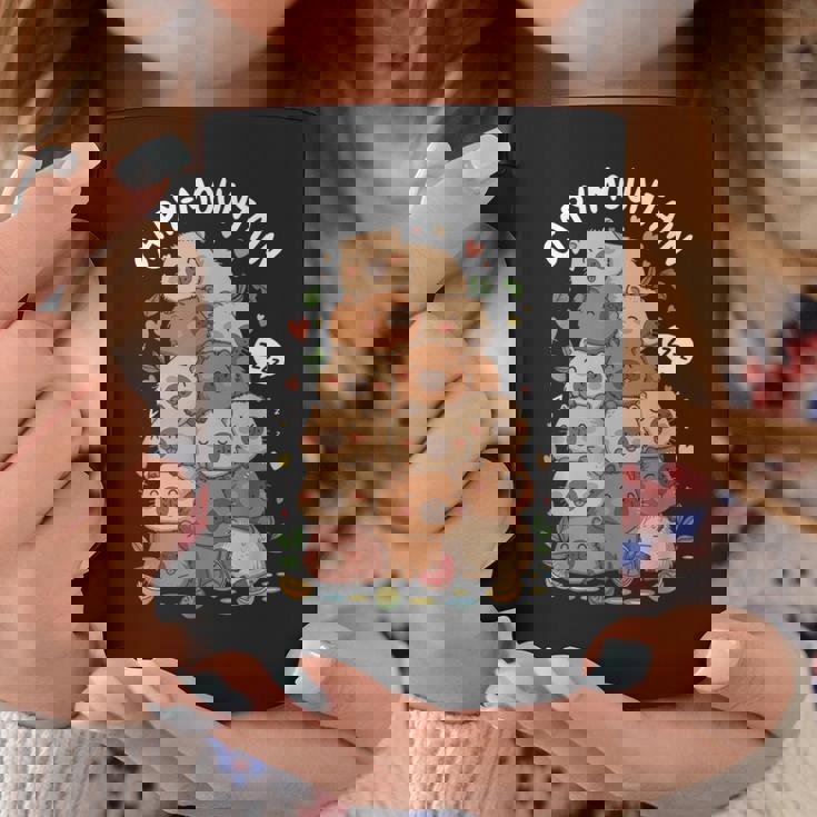 カピバラ山 かわいい 寝ているカピバラの恋人 コーヒーマグ 面白い贈り物