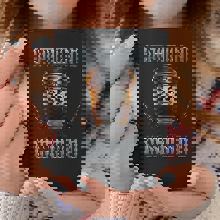 カプチーノ アサシーノ ブレイン レッド コーヒーマグ 面白い贈り物