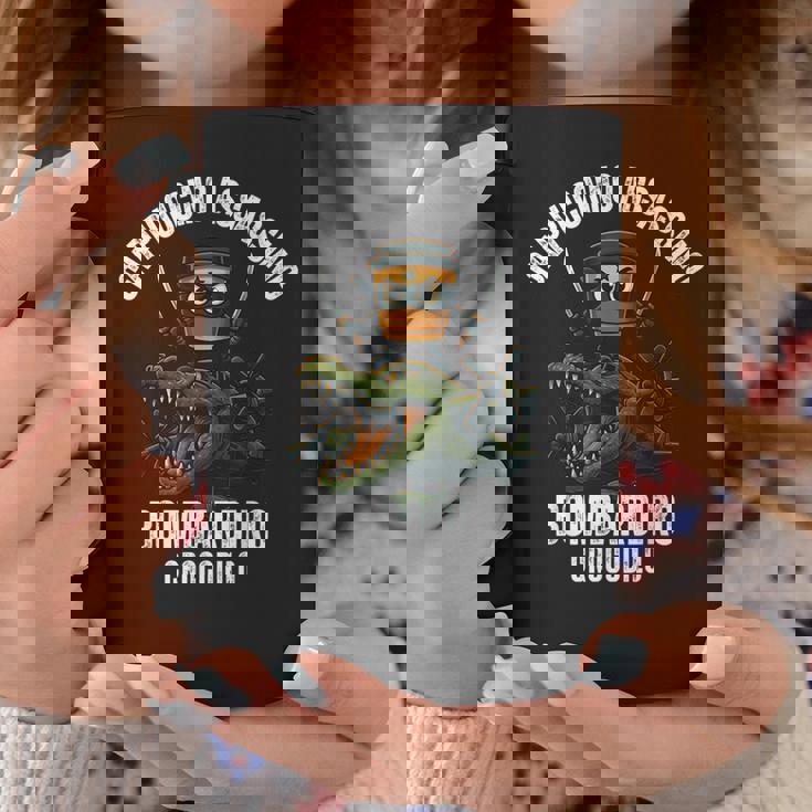 カプチーノ アサシーノ ボンバルディーロ クロコディロ イタリアン ブレイン コーヒーマグ 面白い贈り物