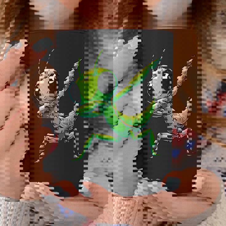 カマキリ、おかしなカマキリ コーヒーマグ 面白い贈り物