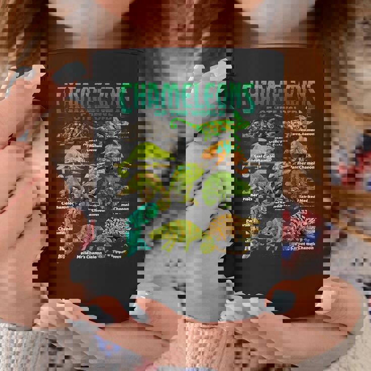 カメレオンズ・オブ・ザ・ワールド 知育爬虫類 トカゲ好き コーヒーマグ 面白い贈り物