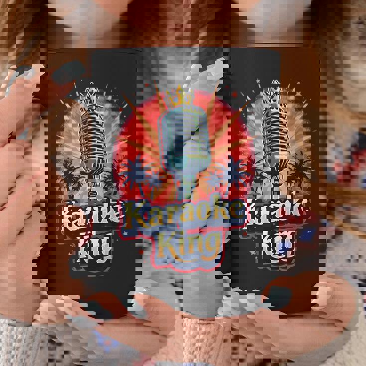 カラオケ愛好家のための面白いカラオケキング コーヒーマグ 面白い贈り物