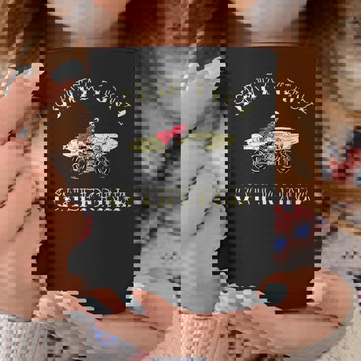 カリフォルニア州サンタクルーズトラベリングサーファー コーヒーマグ 面白い贈り物