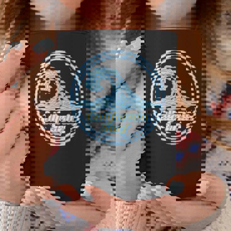 カリフォルニア州バハ、ビッグウェーブサーフクラブ、サーフィングラフィック。 コーヒーマグ 面白い贈り物