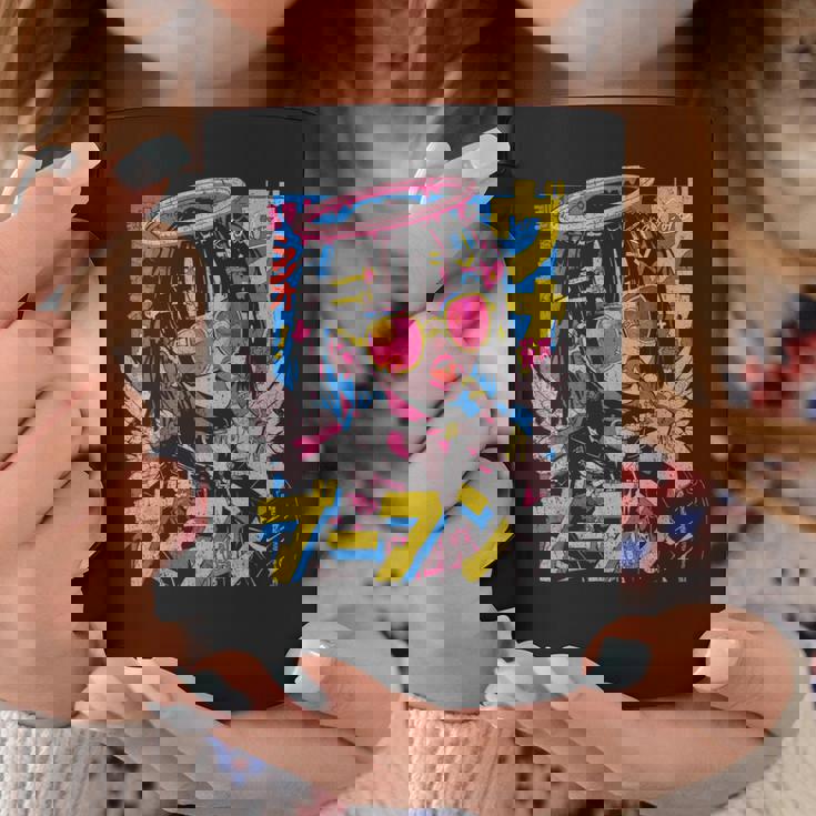 カワイイ ストリートウェア ヒップホップ Hip Hop サイバーパンク エンジェル テックウェア マンガ アニメ コーヒーマグ 面白い贈り物