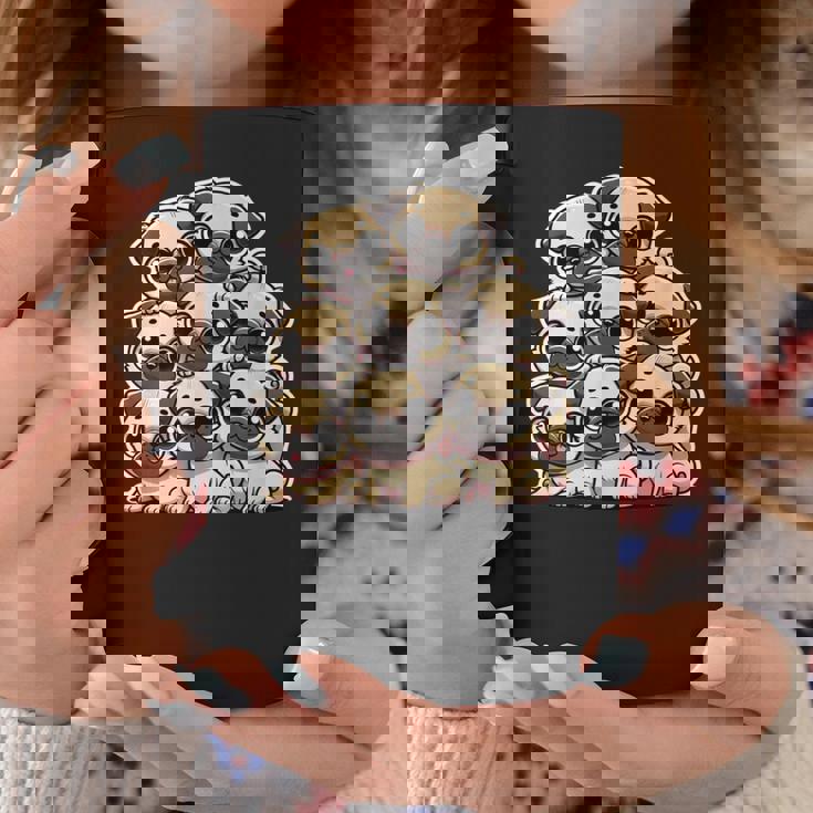 カワイイアニメ パグ 犬 キッズ ガールズ コーヒーマグ 面白い贈り物