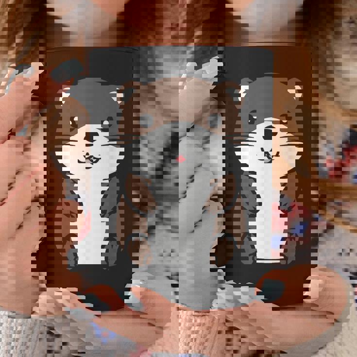 カワウソの赤ちゃん 動物 かわいい シンプルな小さなカワウソ コーヒーマグ 面白い贈り物