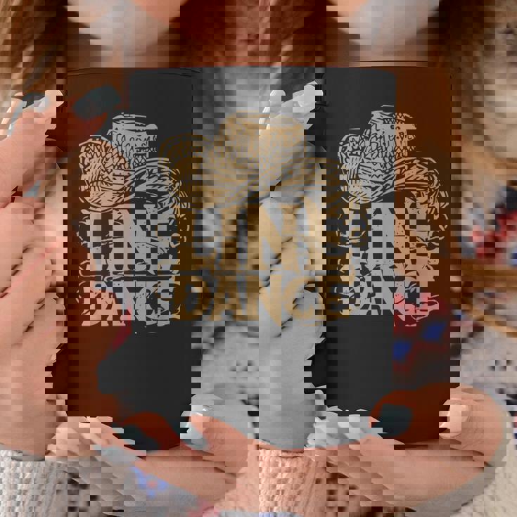 カントリー・ウエスタンのラインダンス コーヒーマグ 面白い贈り物