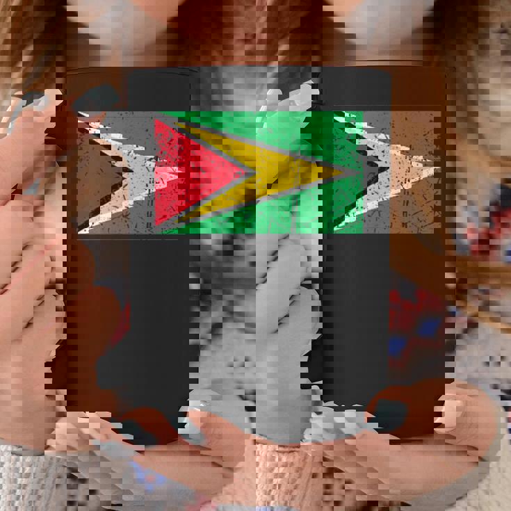 ガイアナ国旗グラフィック メンズ レディース キッズ コーヒーマグ 面白い贈り物