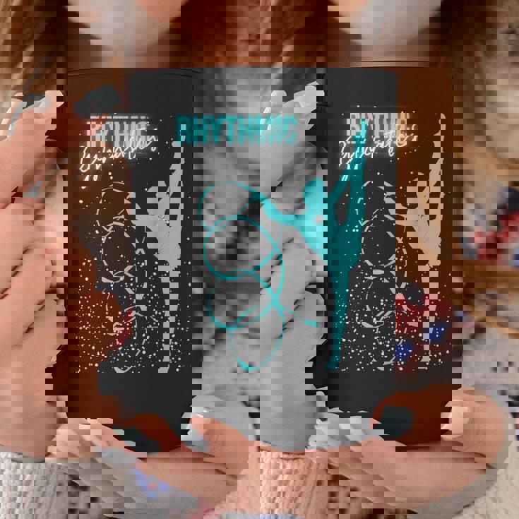 ガールズ 新体操 ティール コーヒーマグ 面白い贈り物