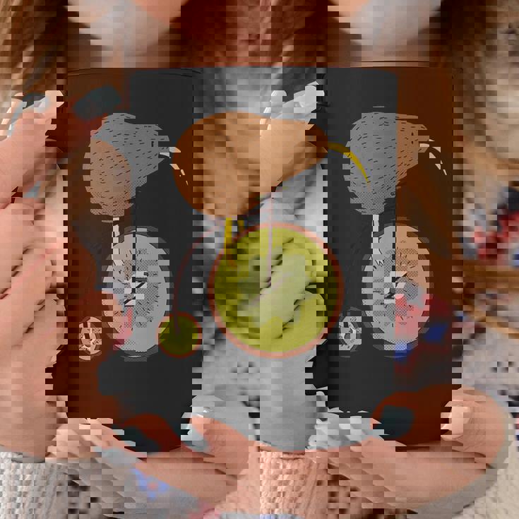 キウイフルーツバイクのキウイ鳥 コーヒーマグ 面白い贈り物