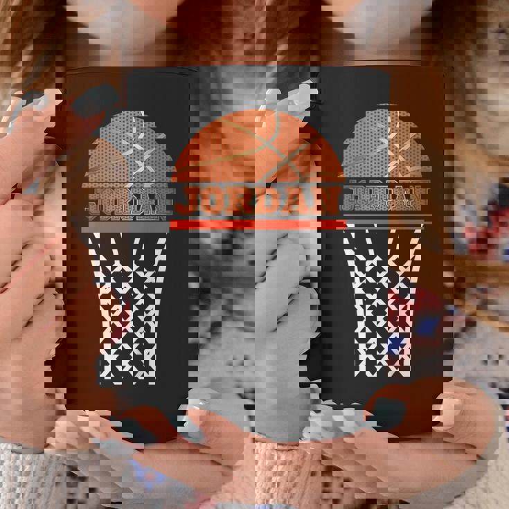 キッズ バスケットボールtシャツ ジョーダン カスタムネームギフト 男の子、若者向け コーヒーマグ 面白い贈り物