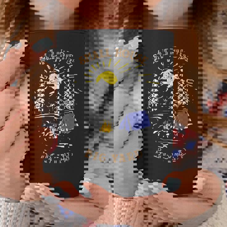 キャンプ スモールハウス ビッグヤード 山岳 キャンプファイヤー テント キャンプ コーヒーマグ 面白い贈り物