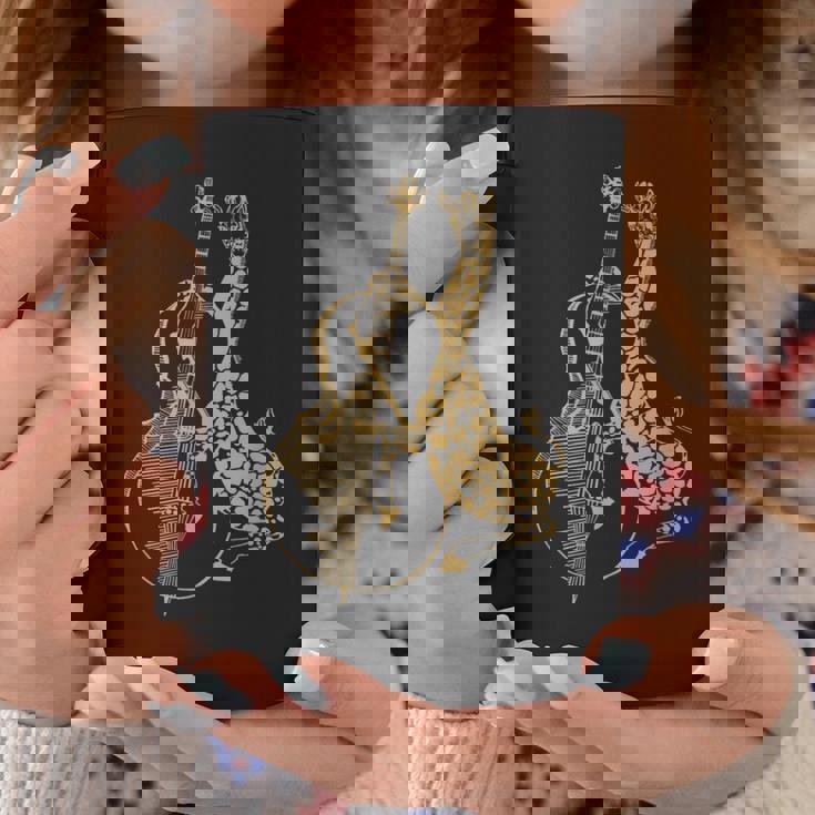 キリン 演奏 チェロ おもしろい 動物 チェリスト ロック ミュージシャン アート コーヒーマグ 面白い贈り物