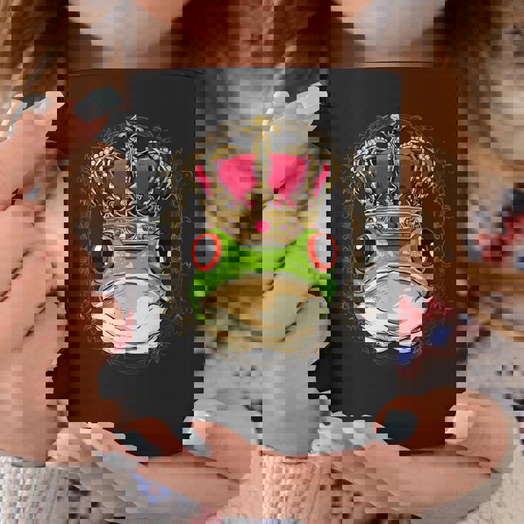 キングクイーン カエル ヒキガエル プリンセス 両生類 動物 カエル好き コーヒーマグ 面白い贈り物