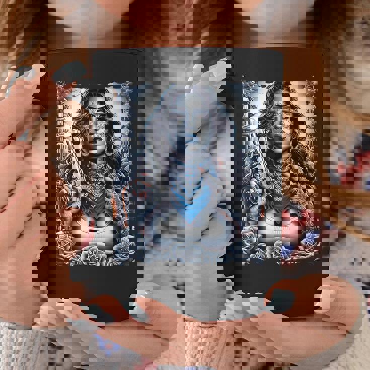 ギャングガール ヒップホップ チカーノデザイン コーヒーマグ 面白い贈り物