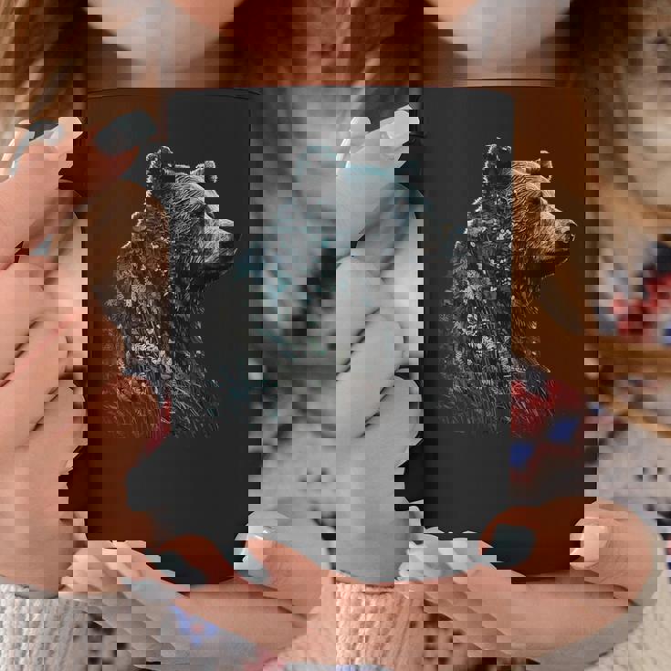 クマ、動物好き、動物クマ コーヒーマグ 面白い贈り物