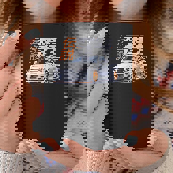 クラシック ホワイト レジェンダリー R34 リバティウォーク Jdm スカイライン コーヒーマグ 面白い贈り物