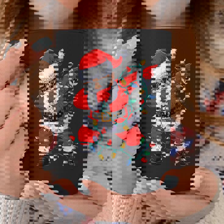 クリスマス サンタクロース ダビングダンス クリスマスライト 家族 コーヒーマグ 面白い贈り物